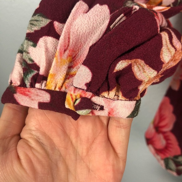 Majorelle Rosebud long sleeve floral romper - Picture 6 of 8